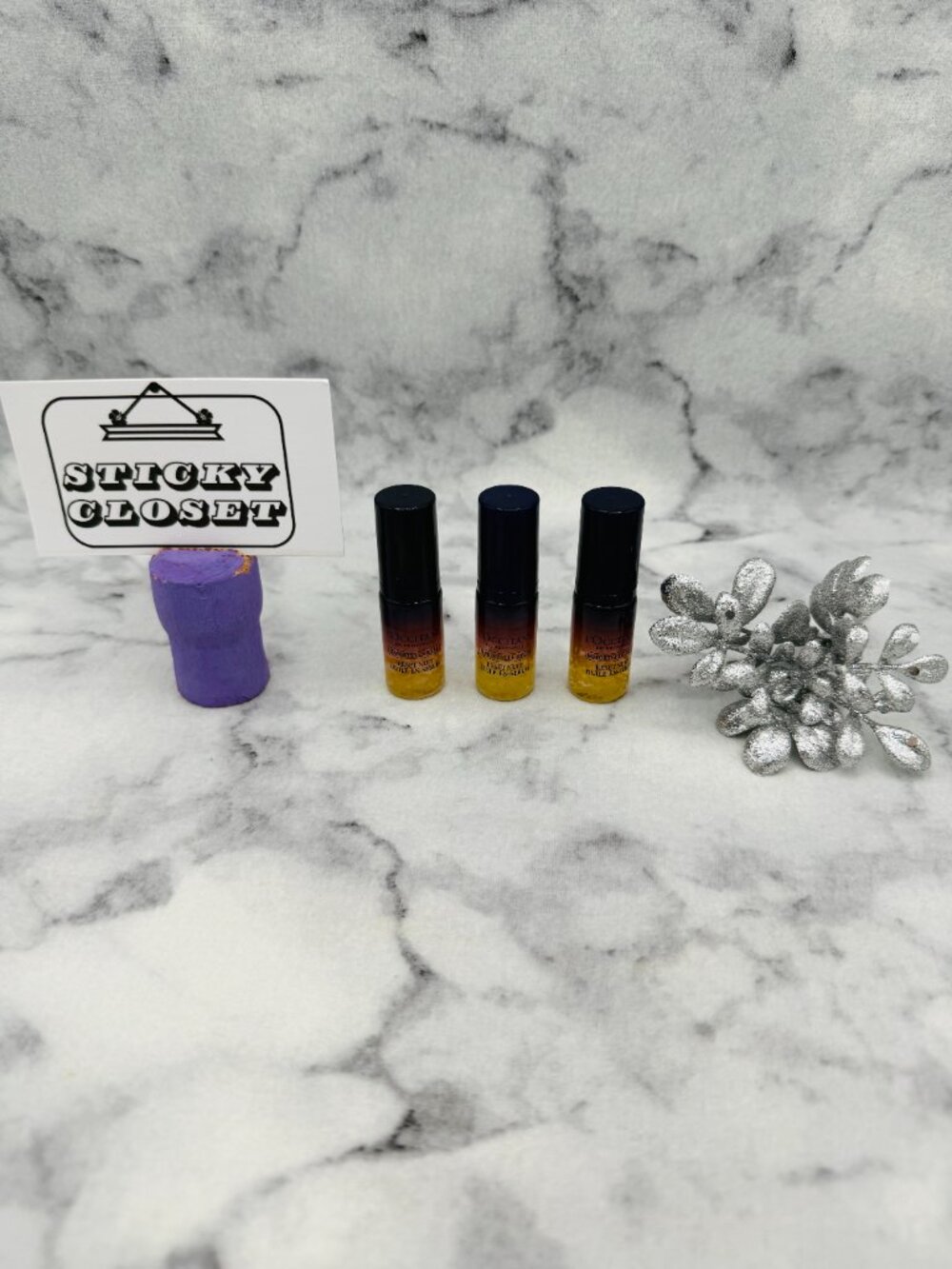 LOccitane Skincare Gift Set-Immortelle Overnight Reset Oil-In-Serum,5ml-3pc-NEW